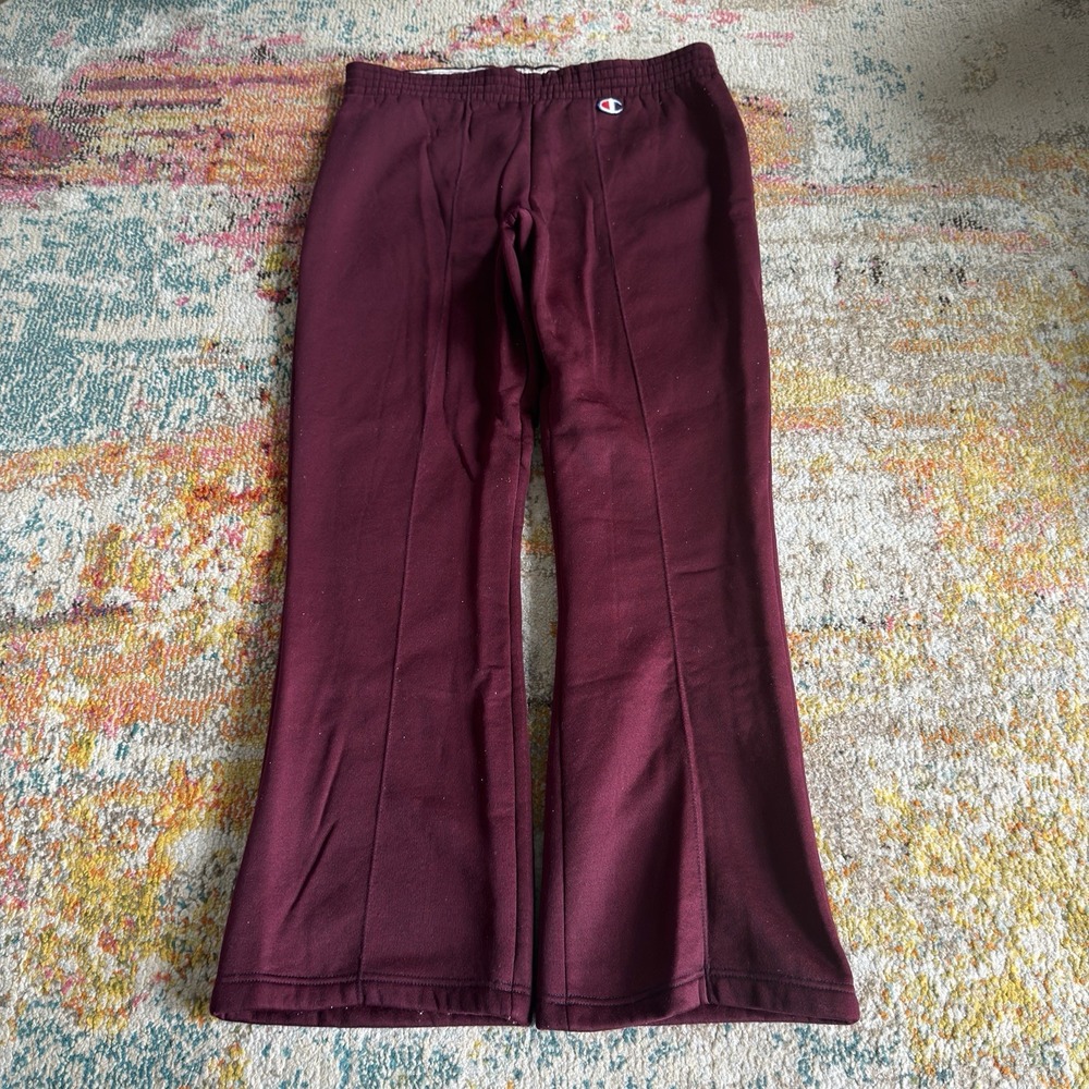 Vintage 60s Champion Sweatpants Mens XL Maroon Flare Leg USA Made